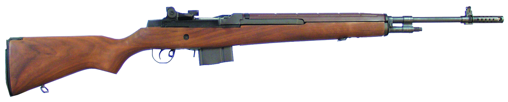 Springfield Armory M1A Standard .308 Win Semi-Auto Rifle, 22" Barrel, 10-Round, Black Walnut Finish - Springfield Armory - 7.62 x 51mm | 308 Win