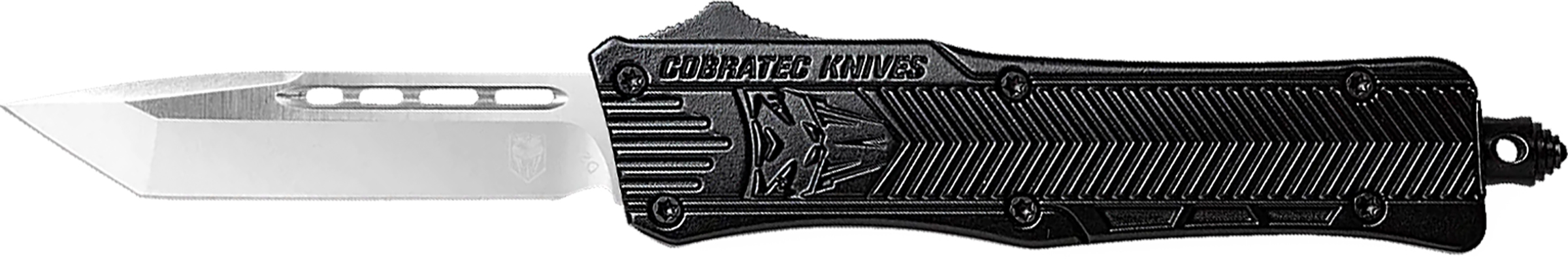 CobraTec Knives MBSTK1MTNS CTK-1 Medium 3" OTF Tanto Plain D2 Steel Bla...