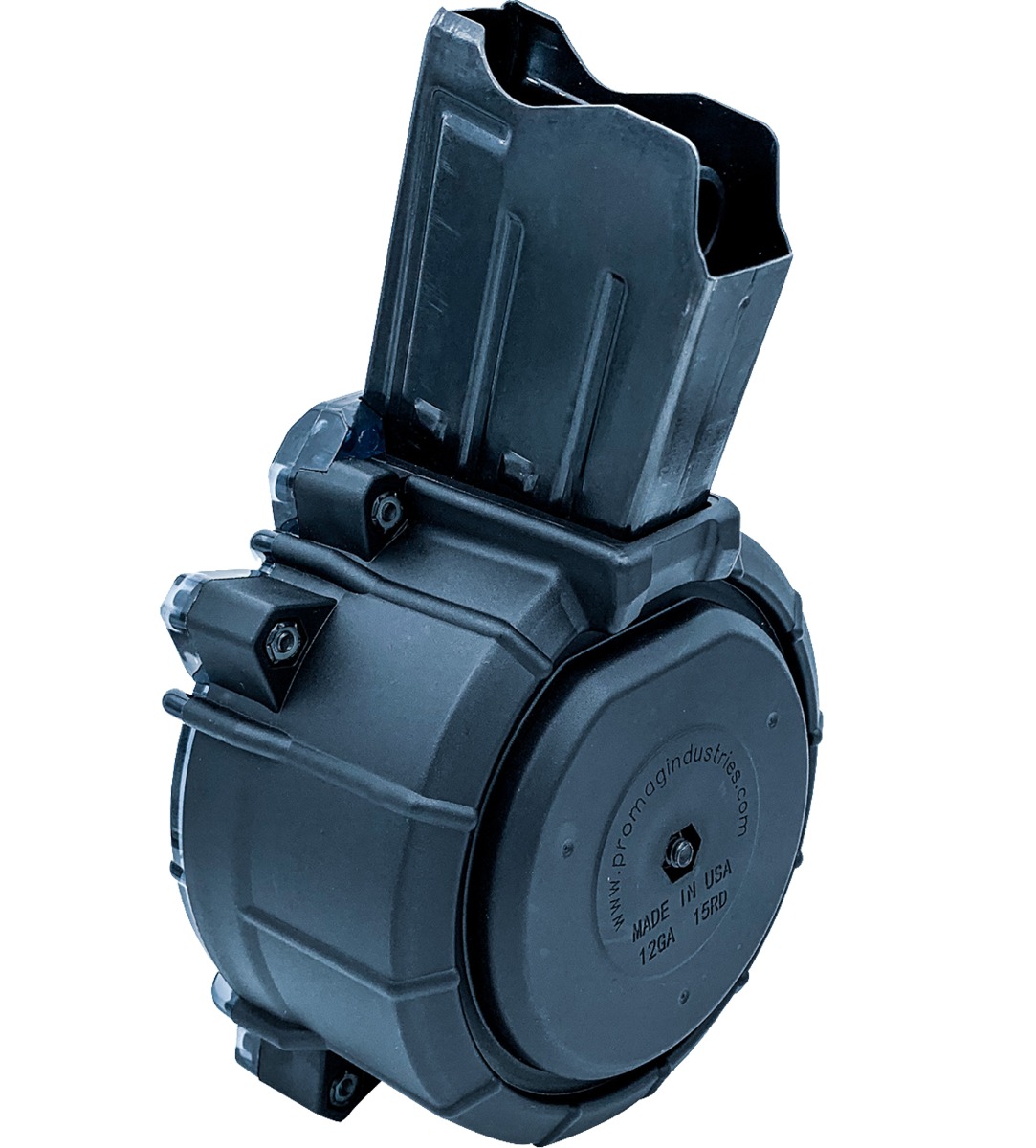 PROMAG Akdal MKA 1919 12 Ga 2 3/4in 15rd Black Polymer Drum Magazine MKA-A3