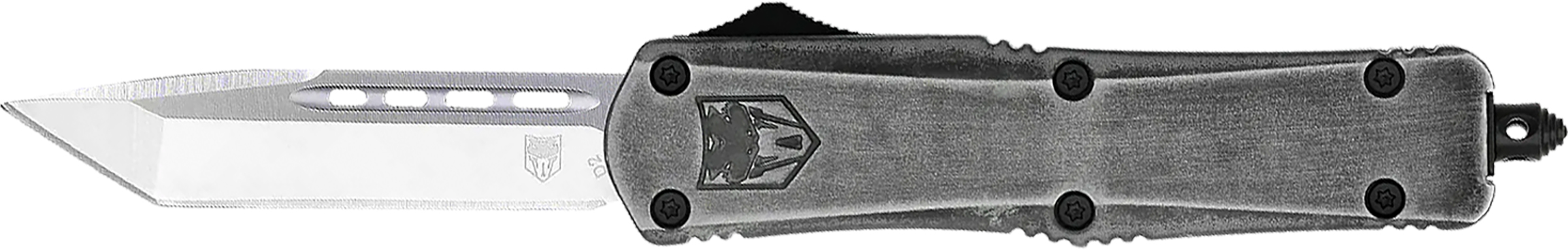 CobraTec FS-3 OTF Medium Stonewash Tanto Blade MSWFS-3TNS - CobraTec Knives