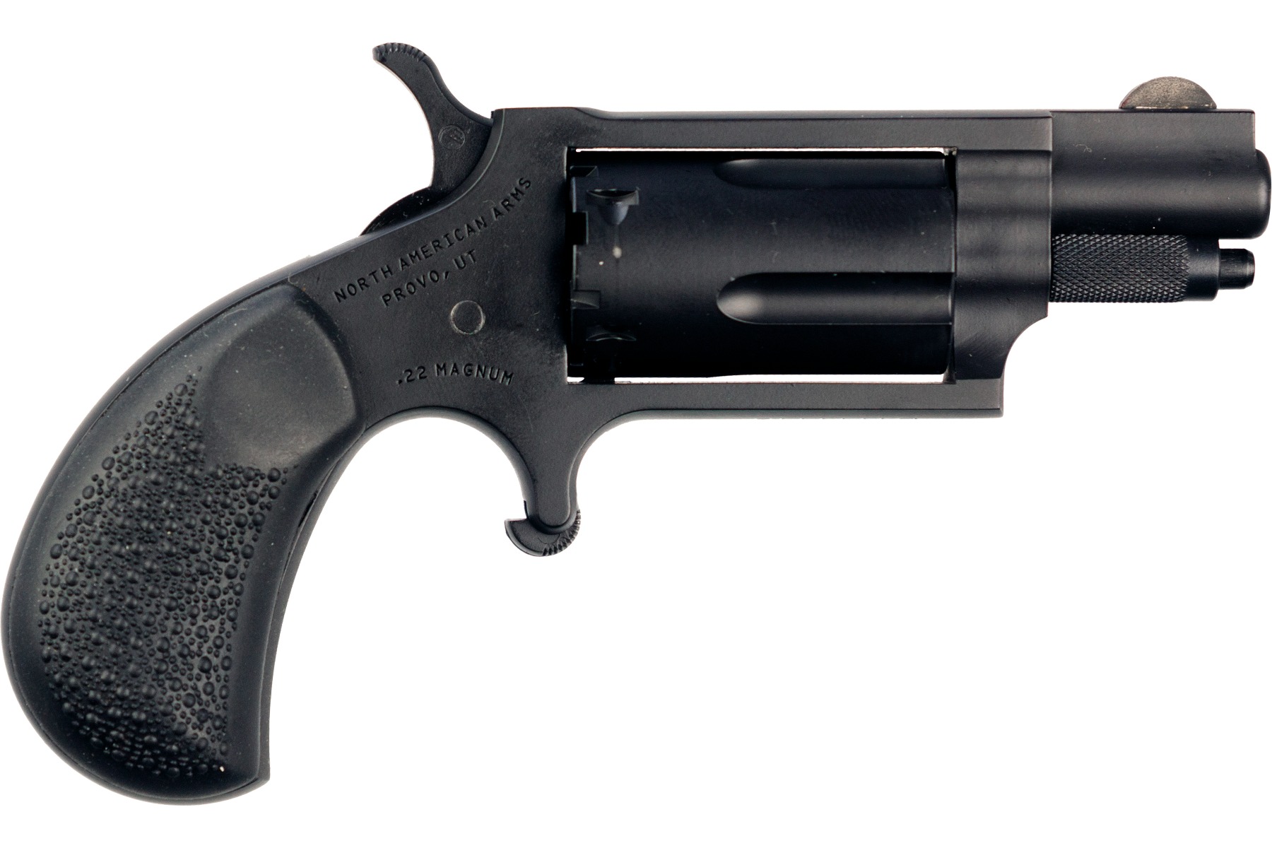 NAA NAA-22MS-CRK Mini-Revolver 22M 5-Shot Black Rubber Grip 1.125" Barrel - NAA - 22M