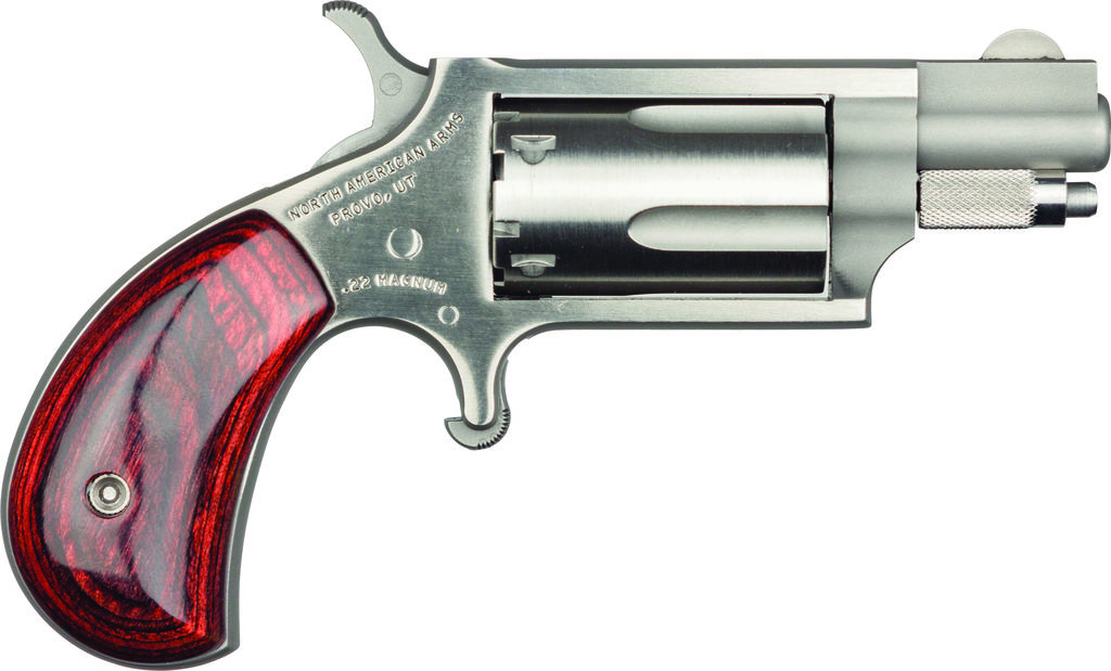 North American Arms 22MSC Mini-Revolver 1.13" Stainless 22 LR/WMR