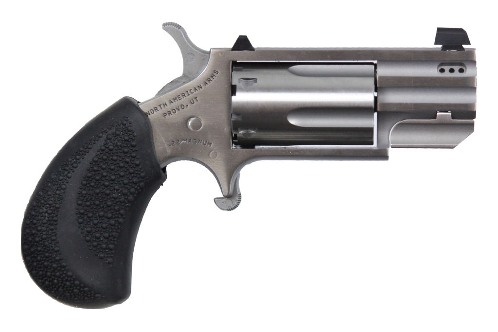 North American Arms Pug Ported Revolver 22 WMR 1" Barrel 5 Shot - NAA - 22 Magnum