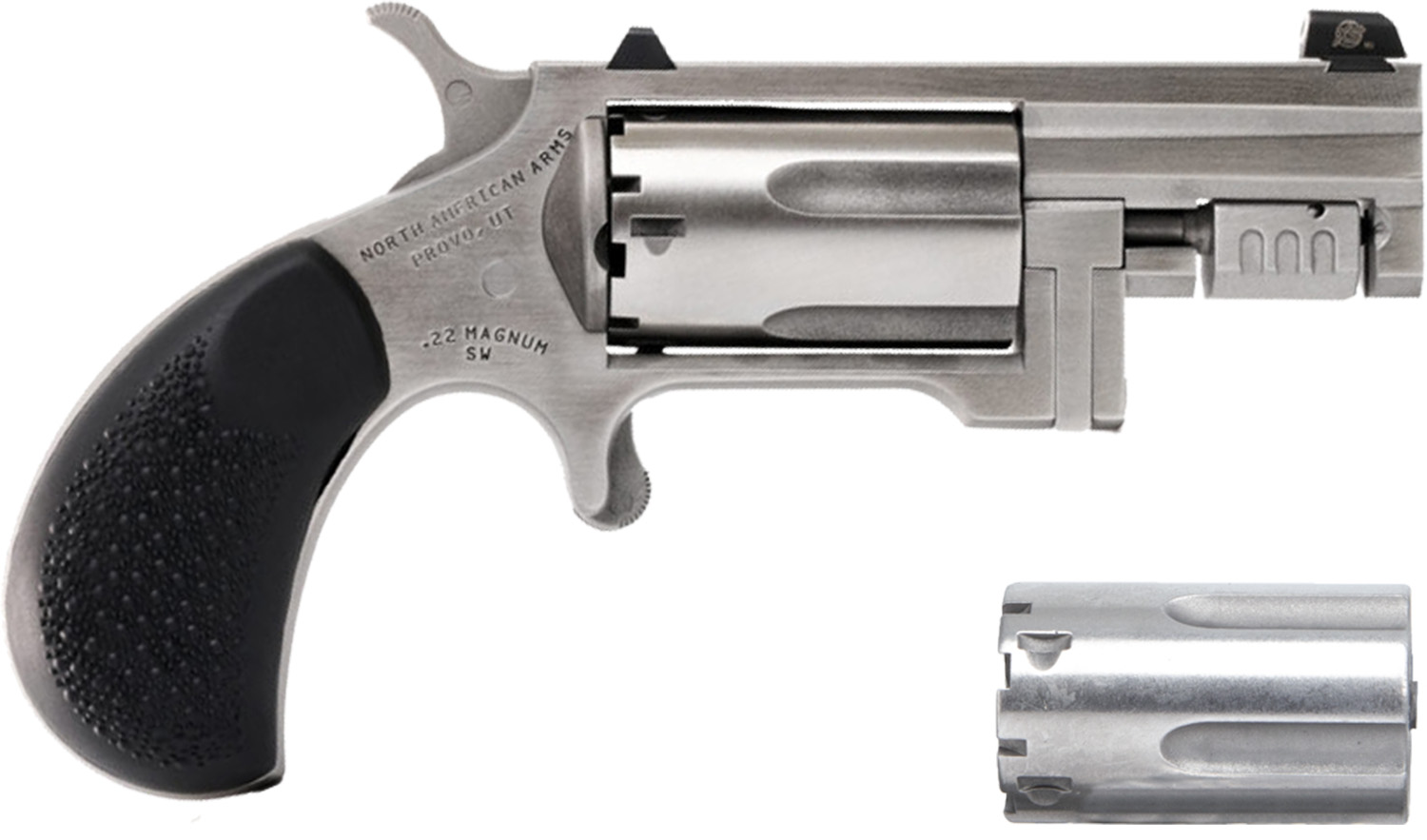 North American Arms SNTC Sentinel Conversion 22 WMR/22 LR 5 Shot 1.42”