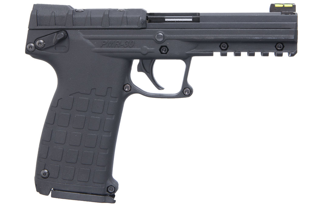 Kel-Tec PMR30BBLK High-Capacity .22 Magnum Semi-Auto Pistol: Lightweight, Compact, 4.3-Inch Fluted Steel Barrel, 30+1 Rounds, Picatinny Rail, Black Polymer Grip