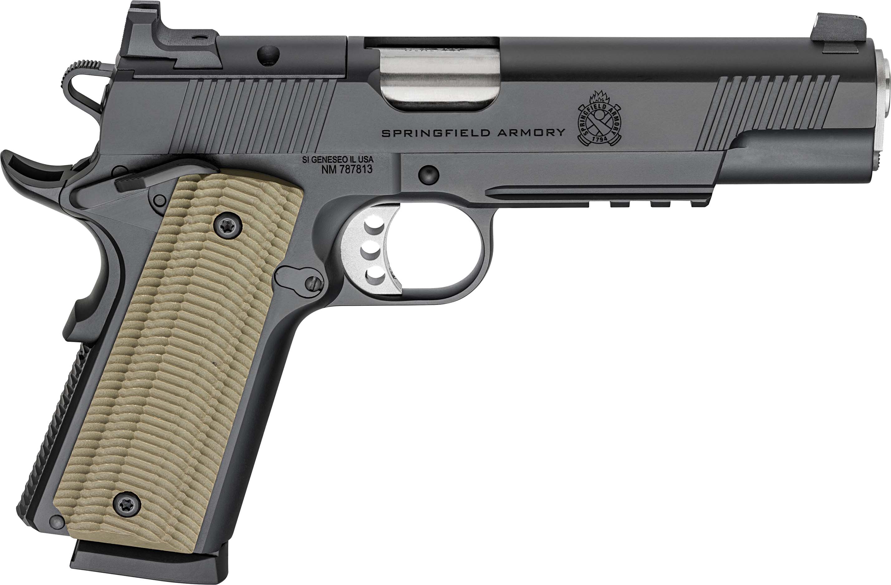 Springfield Armory PO9229AOS 1911 Operator 9mm 8+1 5" Black Cerakote... - Springfield Armory - 9mm