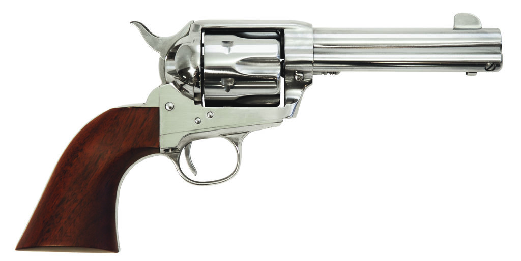 Frontier Stainless PreWar 45 Colt 4.75" Walnut Grip Rev