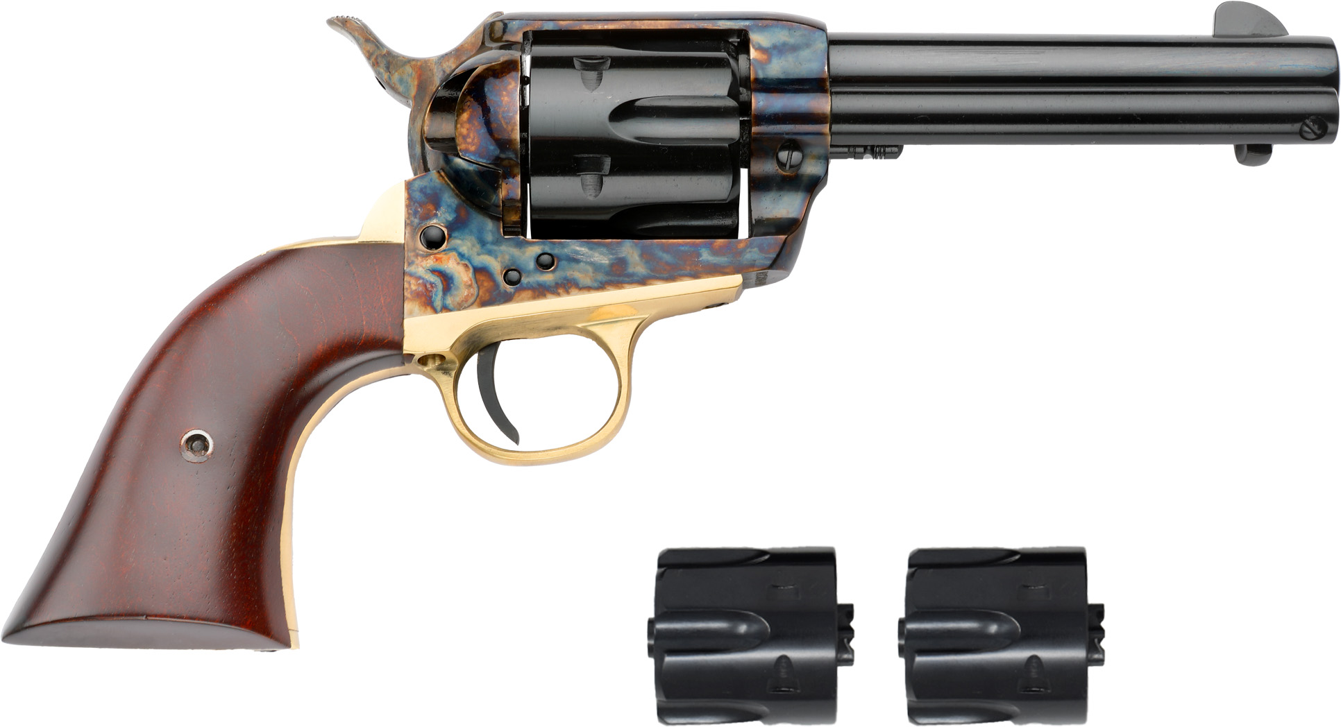 PIE KING Handgun 38 Super, 9mm, 357 - 4.75" Barrel, Brown