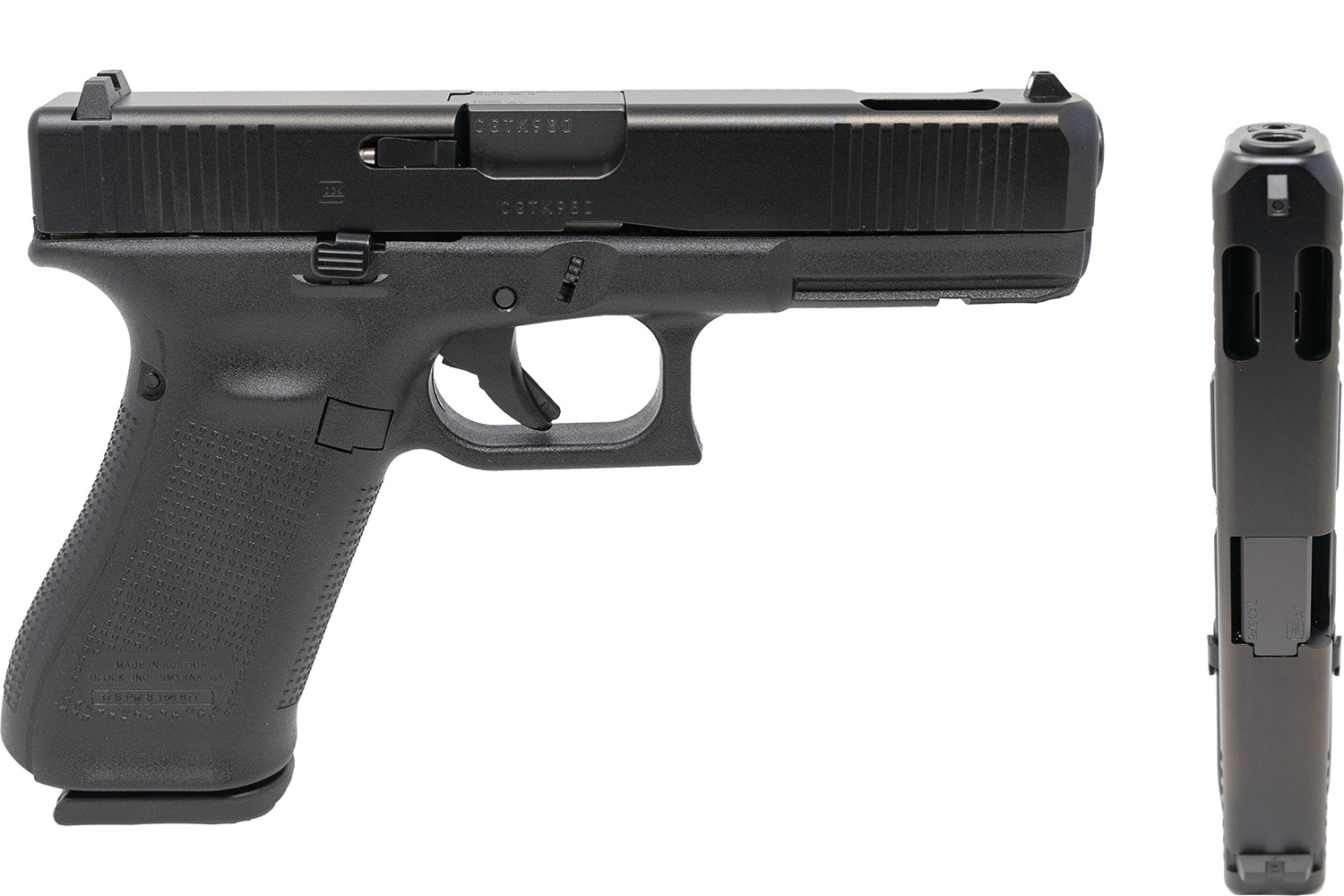 GLOCK PV1759201 G17C V G5 9mm 4.49" nDLC Semi-Auto Pistol