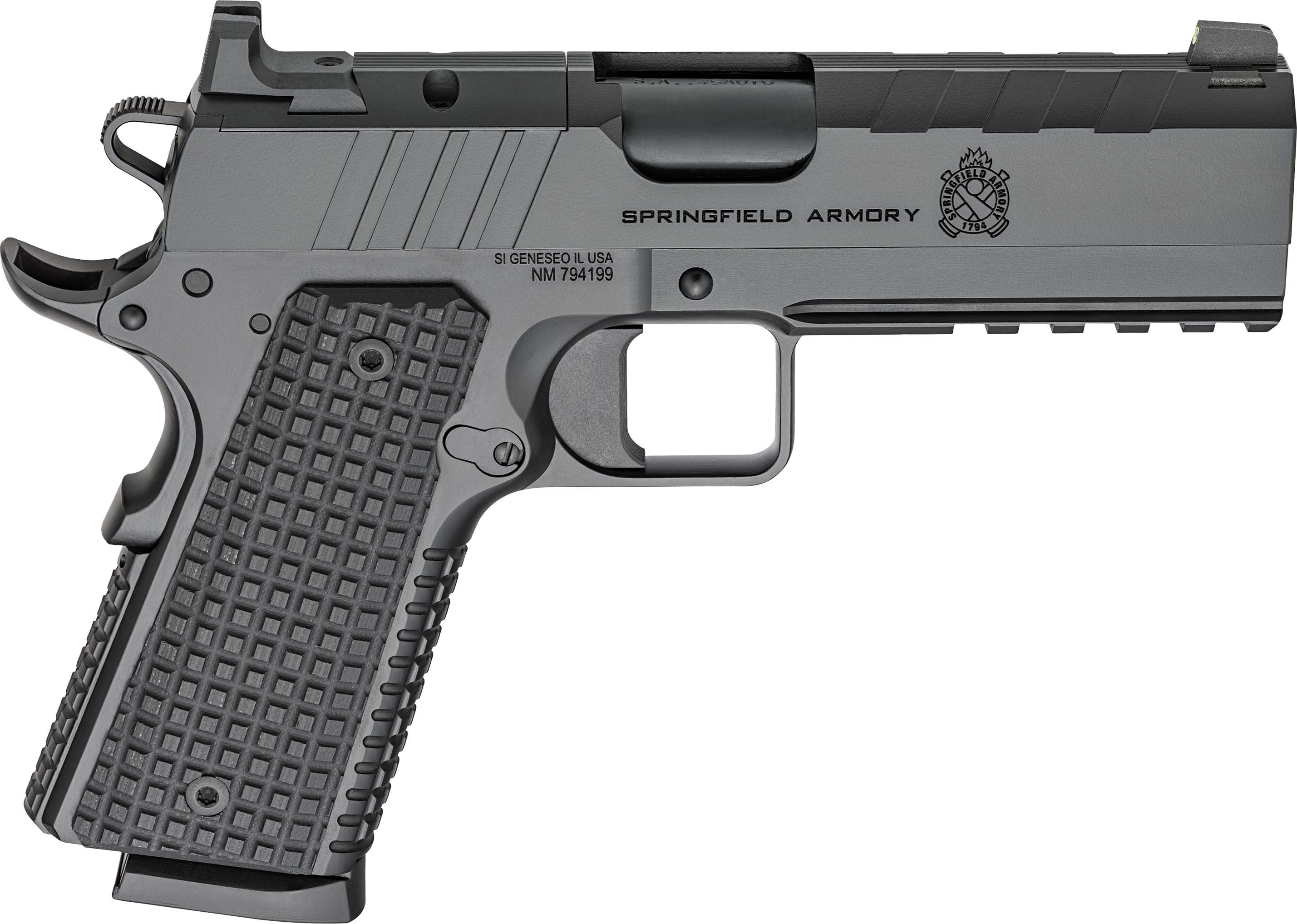 Springfield ARMORY 1911 Emissary AOS .45 ACP 4.25in 2x8rd Pistol PX9228LAOS - Springfield Armory - 45 ACP