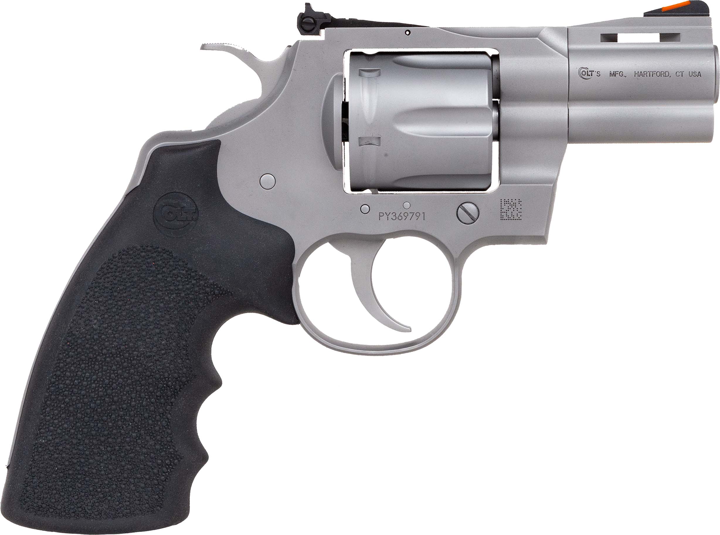 Colt Python .357mag 2.5-inch Matte Stainless Steel With Adjustable 