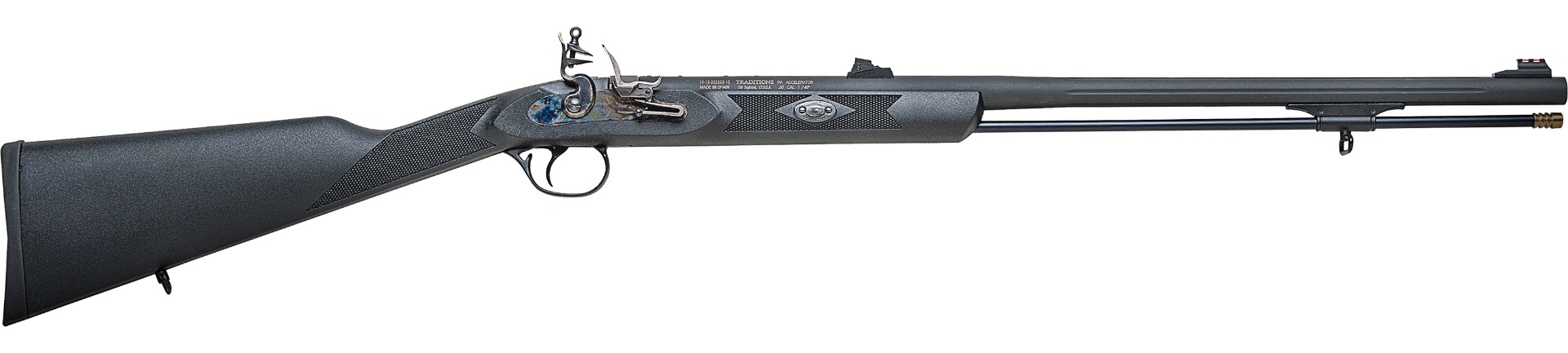 Traditions R382050 PA Pellet Ultralight 50 Cal Flintlock 26" Blued - Traditions Performance Firearms - 50 BLKPOWDER