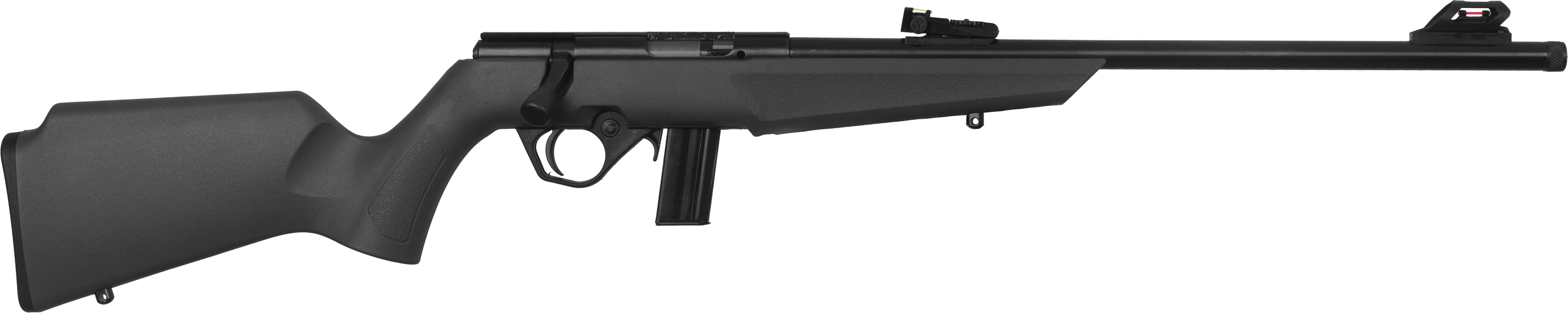 Rossi RB22 Compact Bolt Action 22 LR 10+1 16" Black Synthetic Stock Fiber Optic Sights