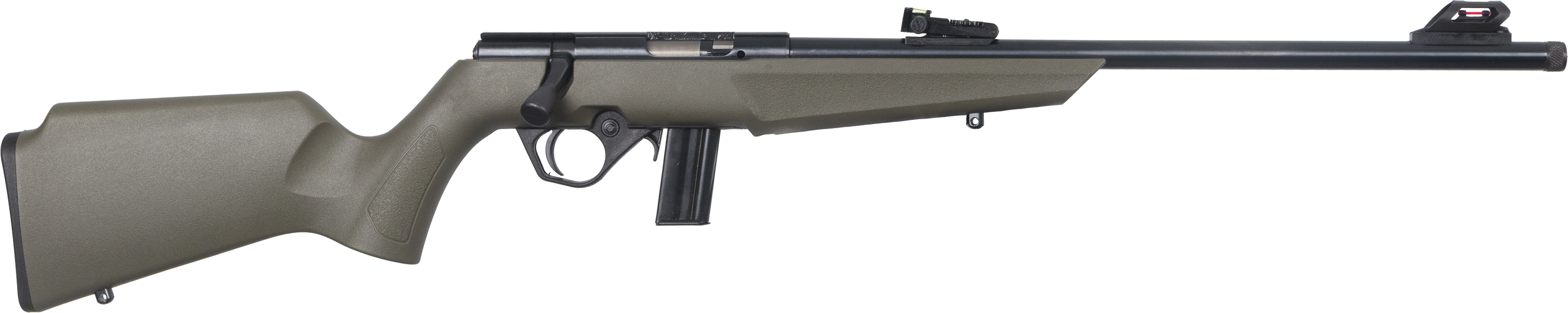 RB22L1611OD Rossi Compact Bolt Action Rimfire Rifle - OD Green 22 LR 16.5" Barrel 10rd Synthetic Stock