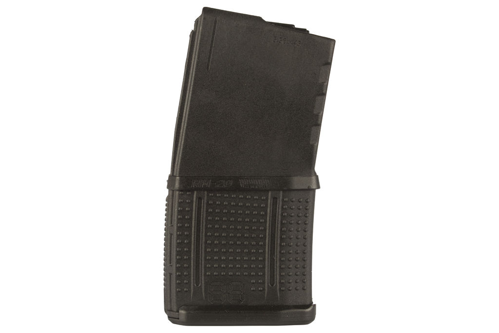 ProMag RM20 AR-15 Magazine, 20-Round, .223 Rem/5.56 NATO, Anti-Tilt Roller Follower, DuPont Zytel Polymer, Black