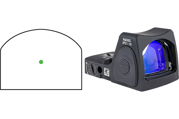 Trijicon RMR Type 2 Reflex Sight 3.25 MOA Green Dot Adjustable
