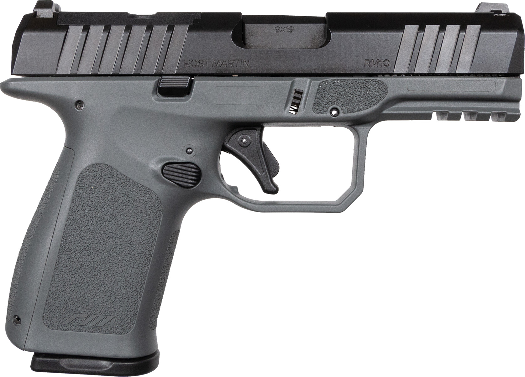 Rost Martin RM1CGRYOSP RM1C 9mm Luger 17+1 4” Black Match Grade Barrel