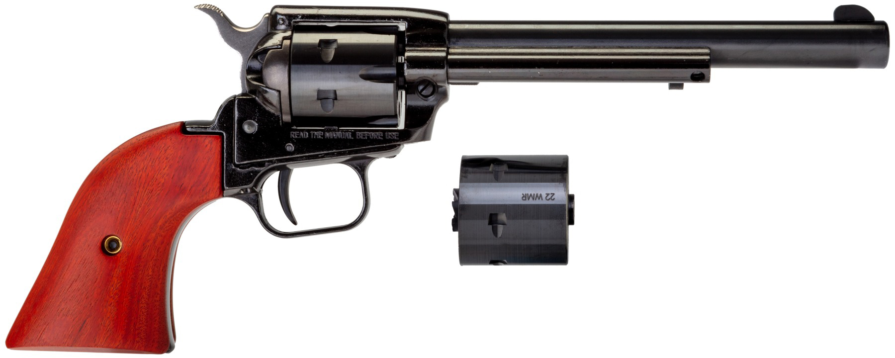 Heritage Rough Rider RR22MB6 .22 LR .22 WMR 6rd 6.5in Blued Steel Revolver - Heritage - 22 LR | 22 Magnum