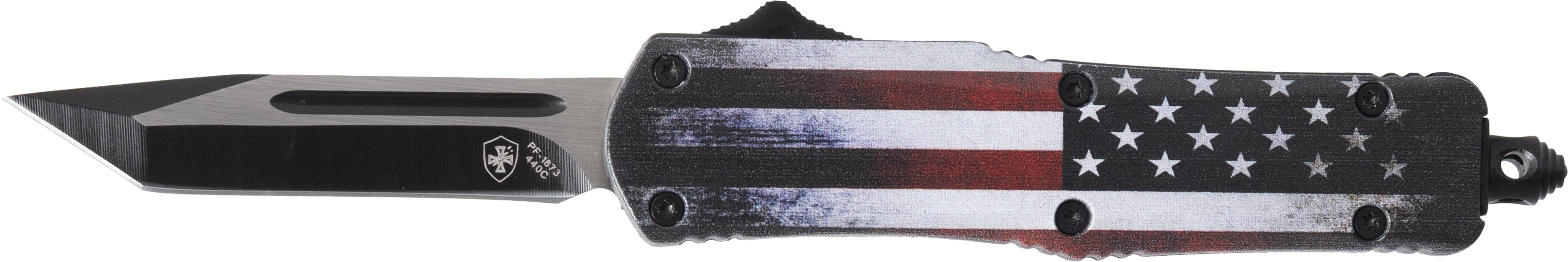 Templar SUS231 US Flag Gen II OTF Knife 2.69" Tanto 440C Blade