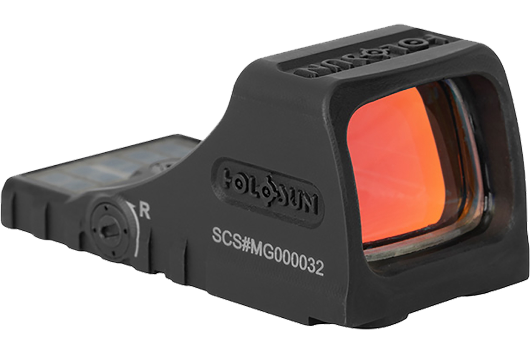 Holosun SCS-M-GR Optic for Glock MOS System Matte Black 1.93 in 1.3 oz - Holosun - 0.58" X 0.77"