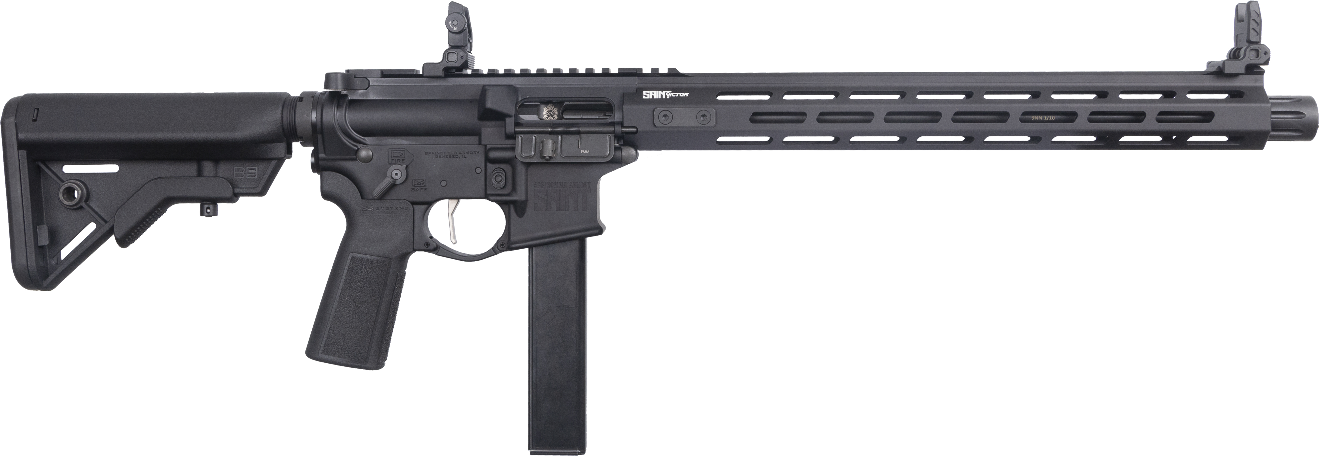 Springfield Armory STV91609B SAINT Victor 9mm Luger 16" 32+1 Black... - Springfield Armory - 9mm