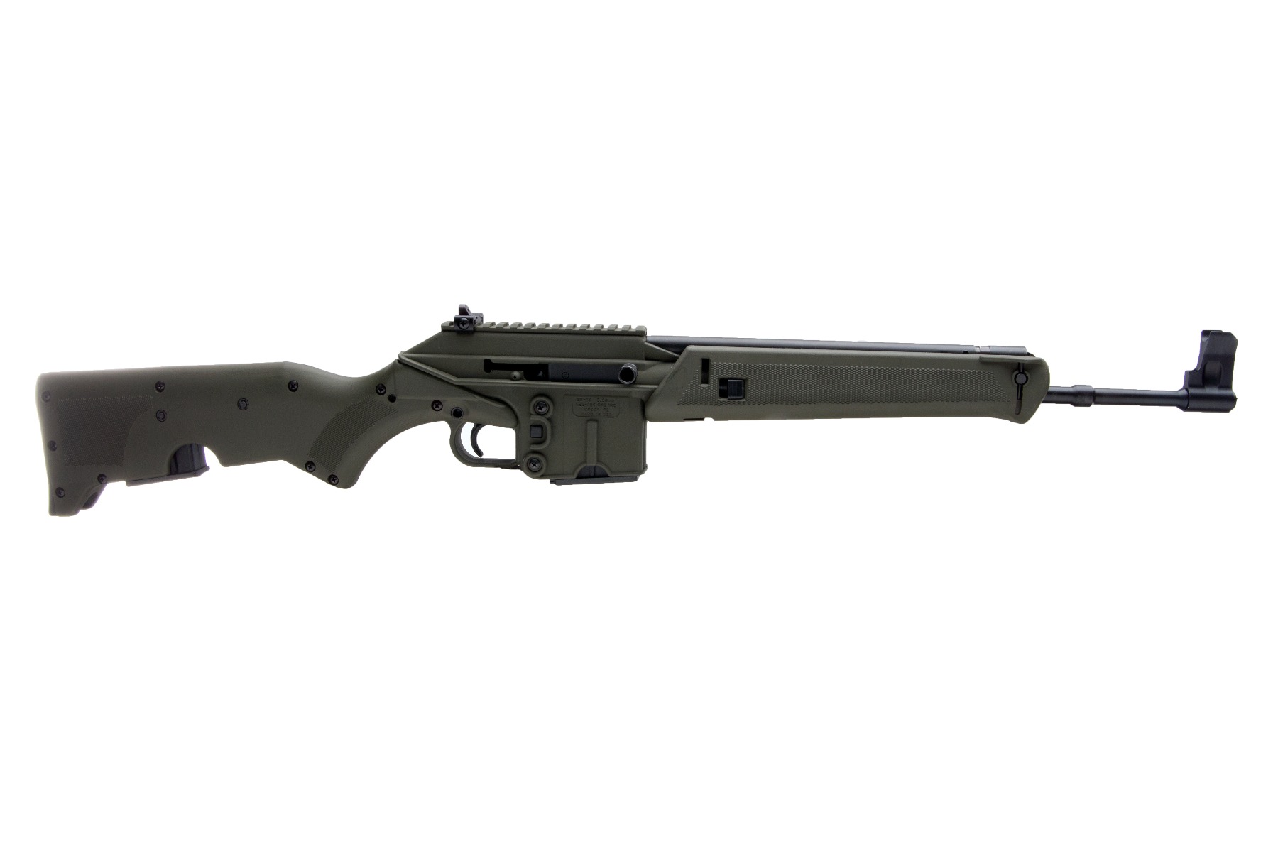 Kel-Tec SU-16B Rifle 223 10+1 Open Sights Green Cerakote Synthetic - KEL-TEC - Best Price $659.99