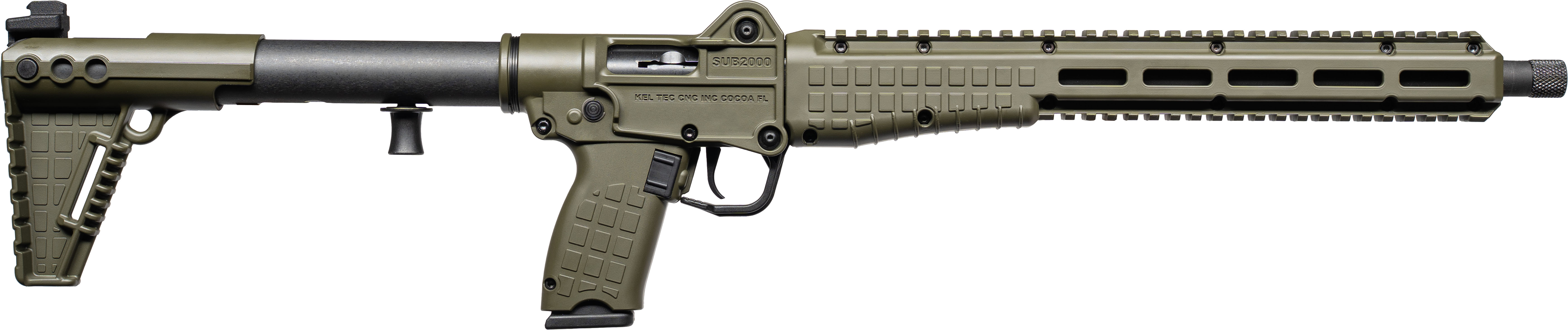 Kel-Tec SUB2K10GLKGRN SUB2000 Gen3 10mm Auto 15+1 16.15" Black... - Kel-Tec - 10mm