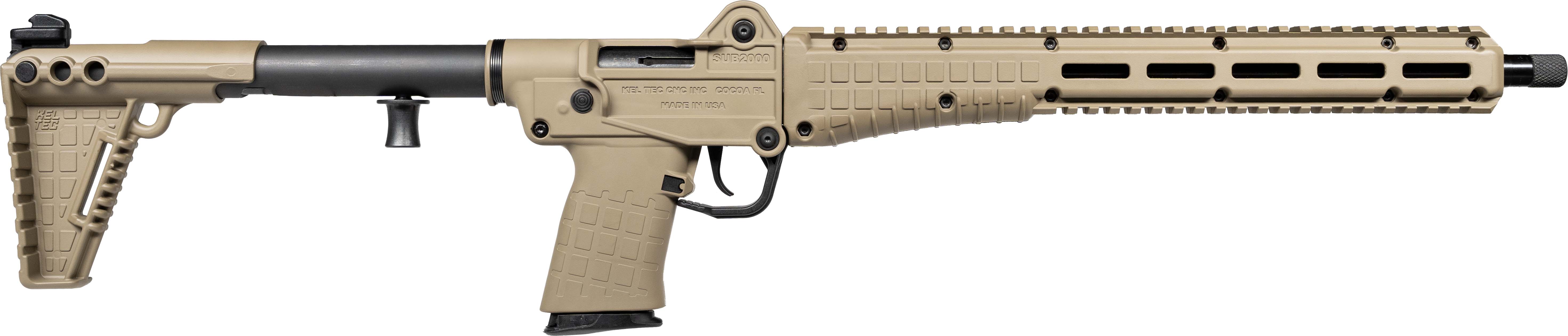Kel-Tec SUB2K57TAN SUB2000 Gen3 5.7x28mm 20rd 16.15" Tan Polymer Stock - Kel-Tec - 5.7 x 28mm