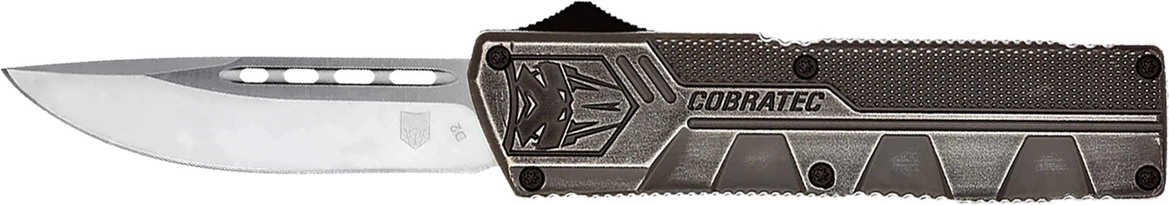 CobraTec Knives SWCTLWDNS Lightweight 3.25” OTF Drop Point Plain D2...