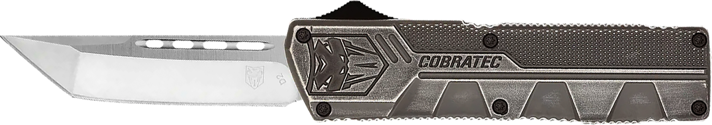 CobraTec Knives SWCTLWTNS Lightweight 3.25” OTF Tanto Plain D2 Steel...