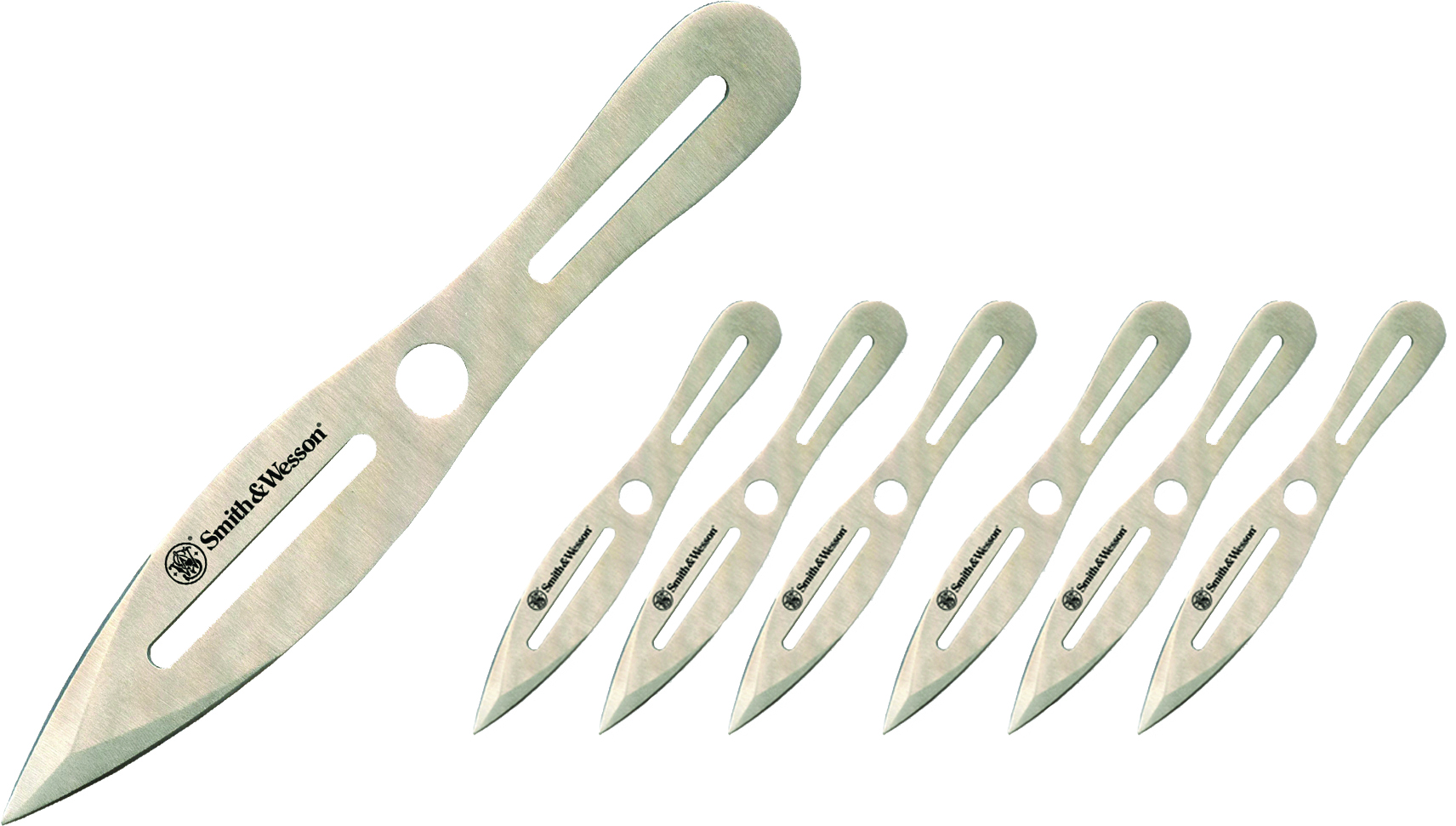 Smith & Wesson Dual Edged Spear Point Throwing Knife Set 6/pack