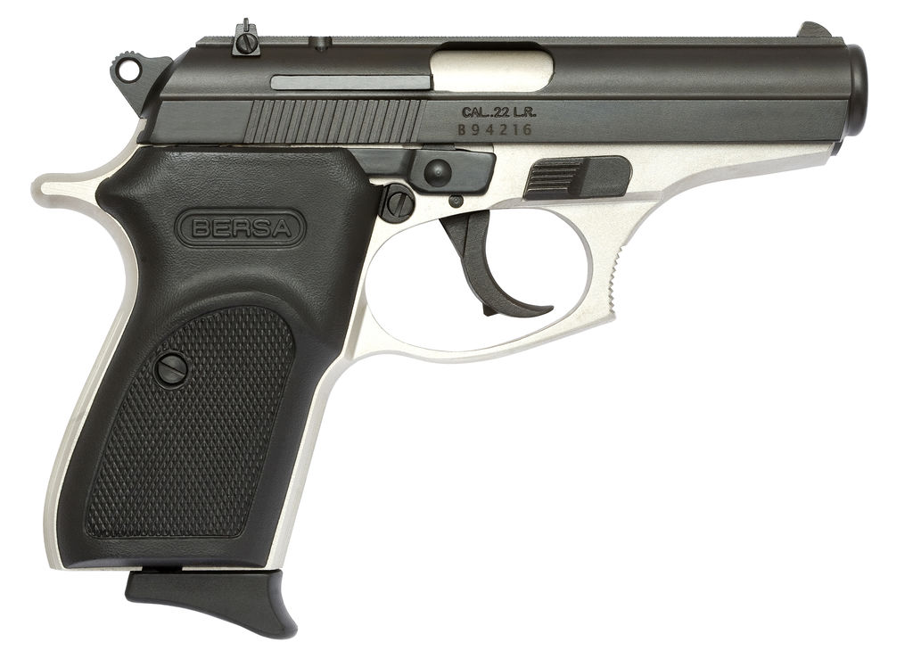Bersa T22DT Thunder 22 LR 3.50” 10+1 Nickel Black Steel Slide...