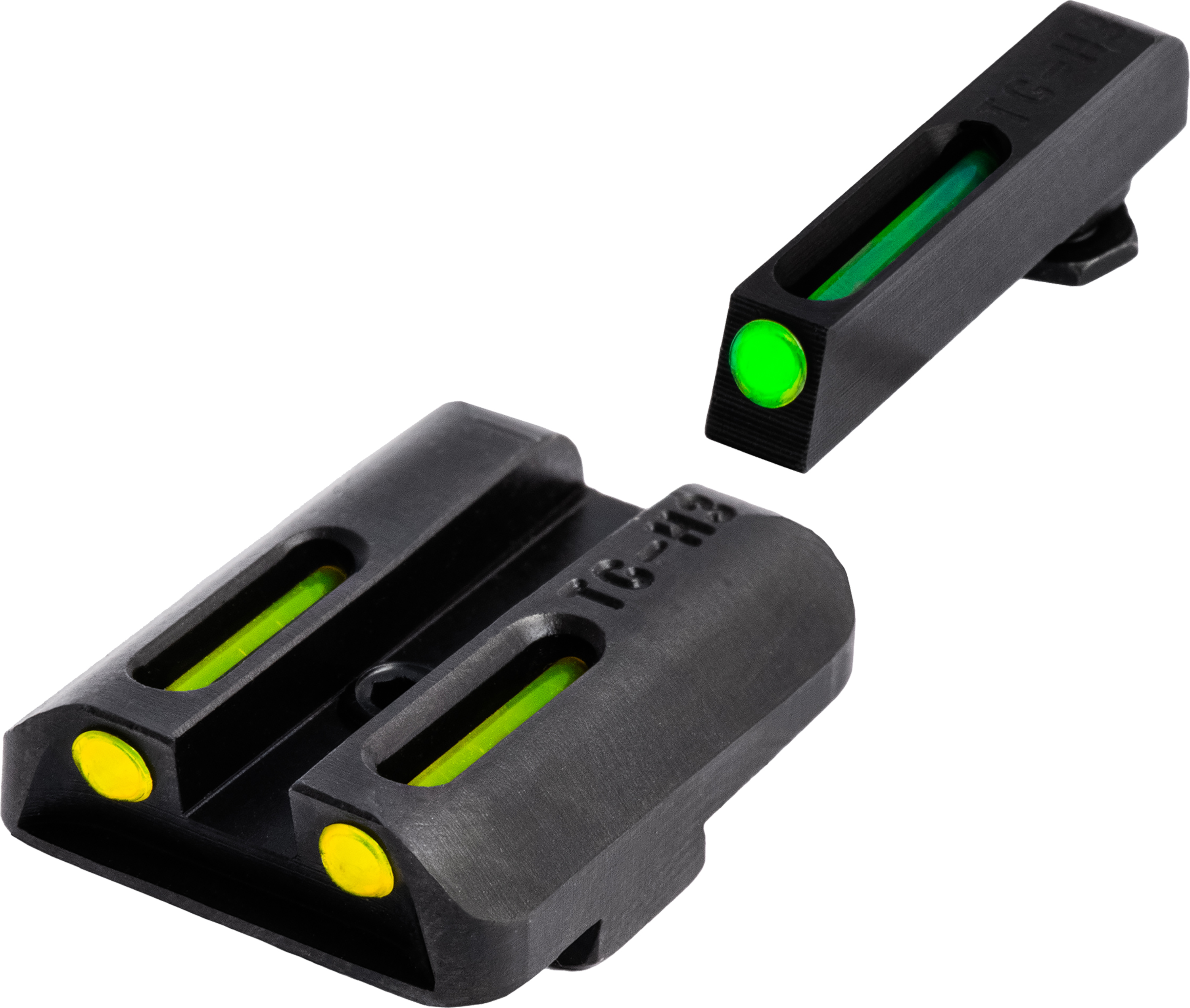 Truglo Brite-Site Tritium/Fiber Optic Sight Fits Low for Glock 17 17L 19 22