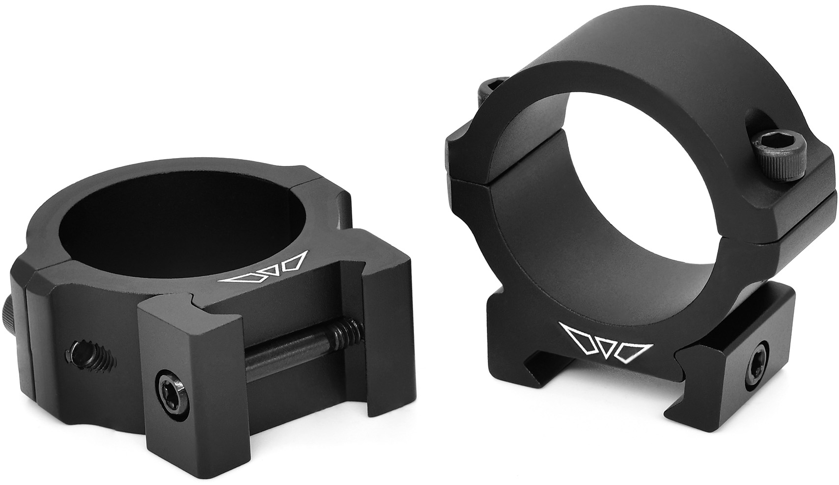 WARNE Vapor Horizontal 30mm Low Matte Scope Rings Fits Picatinny (V613M)