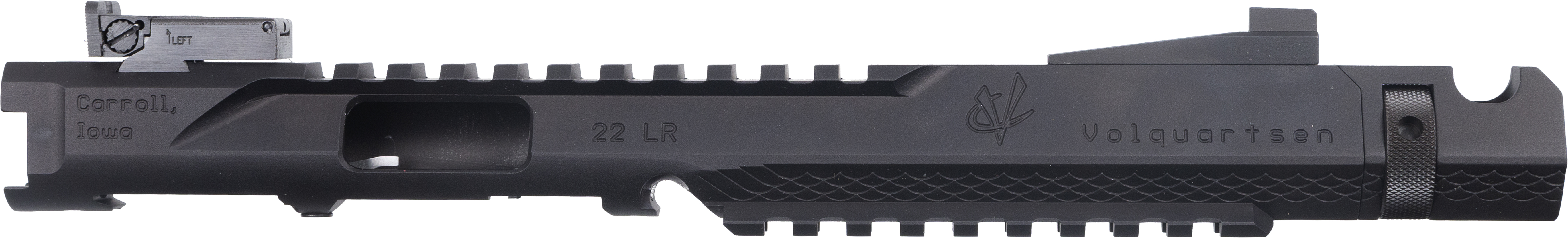 Volquartsen LLV Receiver VC4LLV-6-C-B-TS 22 LR 6 in Black Adjustable Target