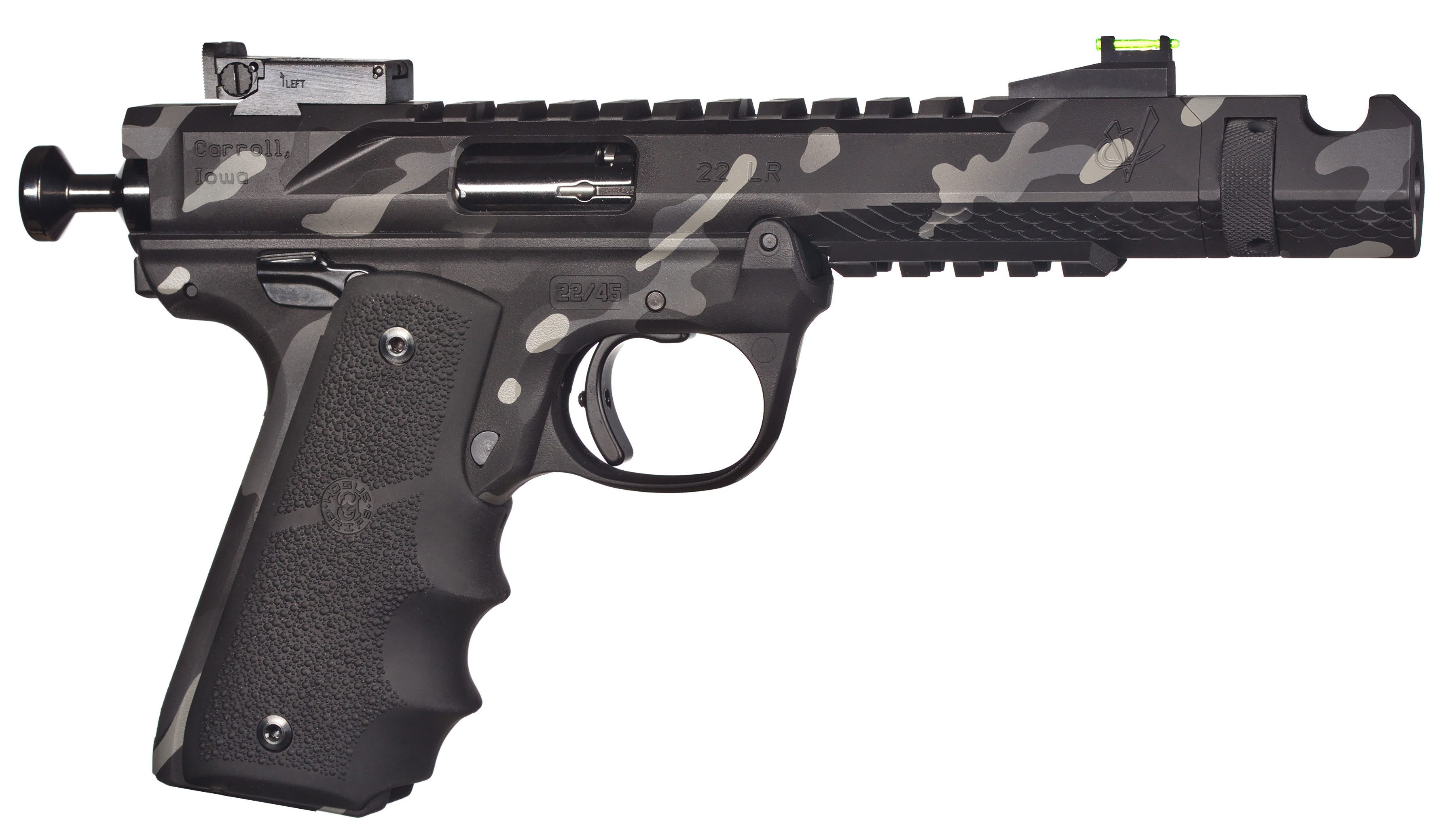 Volquartsen Black Mamba VF4M-0017 22LR 4.5in Black Camo 10+1 Pistol