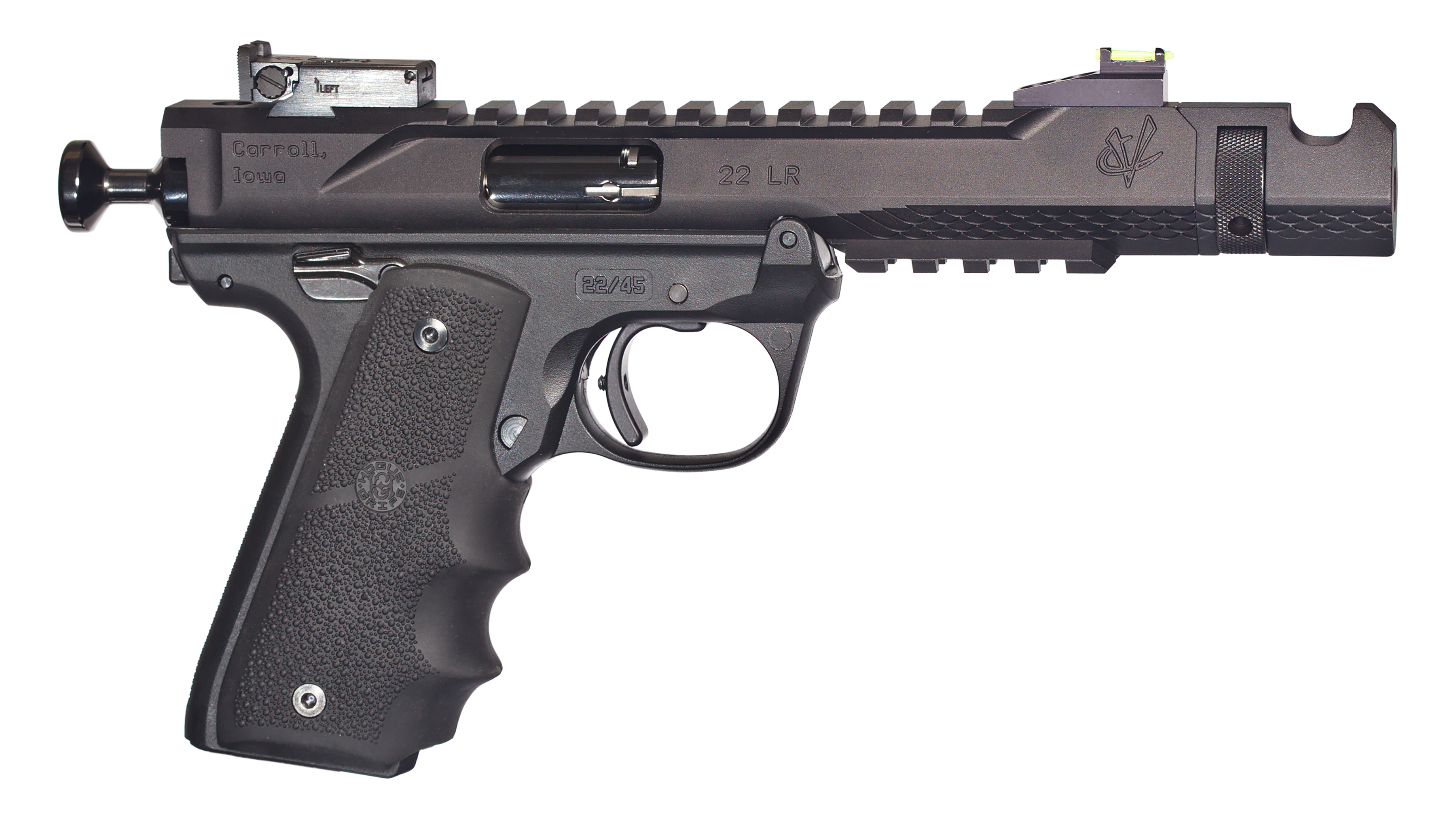 Volquartsen Black Mamba VF4M-0026 22LR 4.5in Black Anodized 10+1 Pistol - Volquartsen Firearms - 22LR for sale at TheGunDock