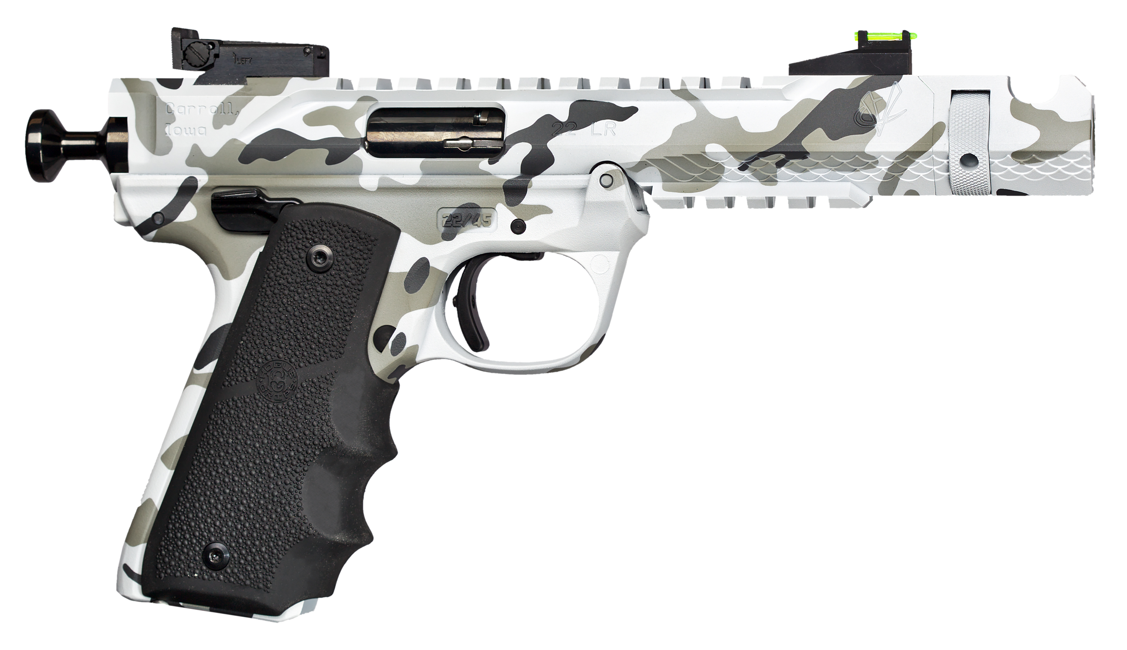 Volquartsen Black Mamba VF4M-0049 22LR 4.5 in Arctic Camo 10+1 Pistol