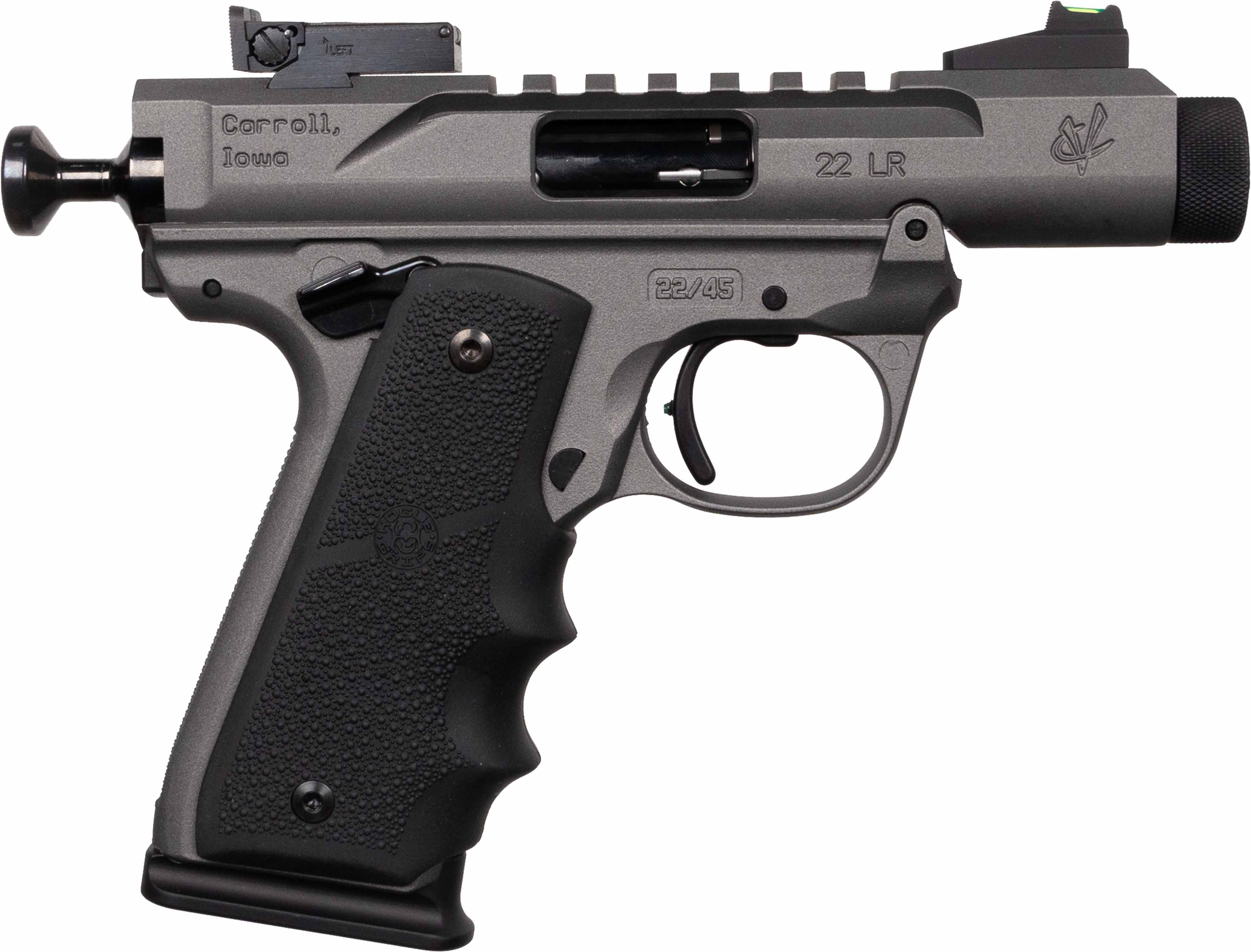 Volquartsen VF4M0248 Mini Mamba 22LR 10+1 Fiber Optic Sights Tungsten Black