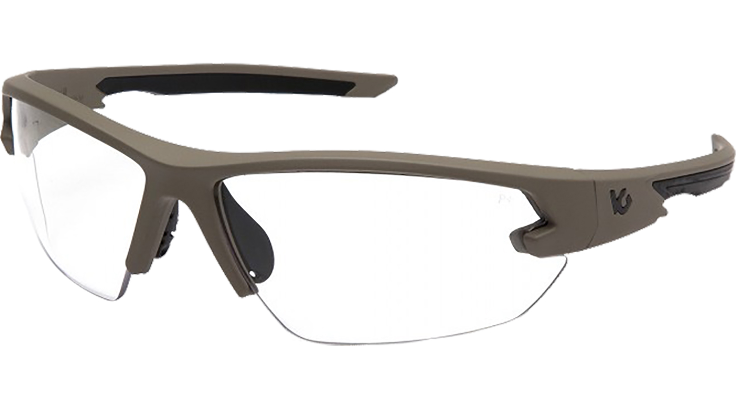 Pyramex Venture Gear Tactical Eye Protection Tan Frame/ Clear Anti-Fog-img-0