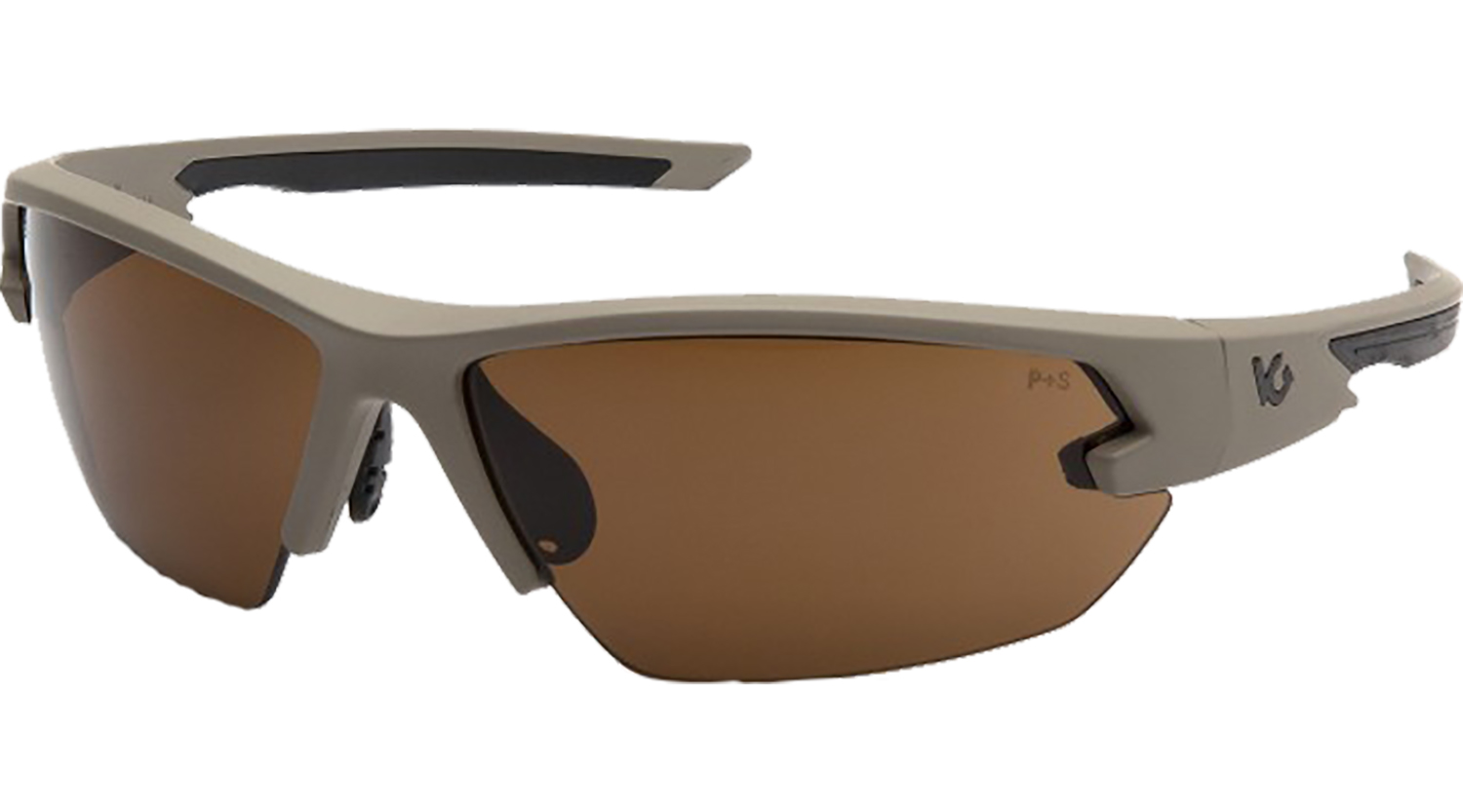 Pyramex Venture Gear Tactical Eye Protection Tan Frame/ Bronze Anti-Fog-img-0