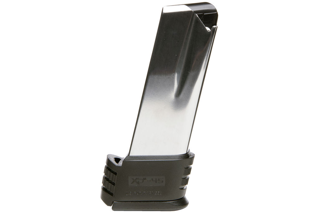 Springfield Armory XD(M)45 Compact Magazine: 45 Auto/ACP, 13rd Capacity, X-Tension #1 Grip Sleeve, XD45451 - Springfield Armory - 45 AUTO