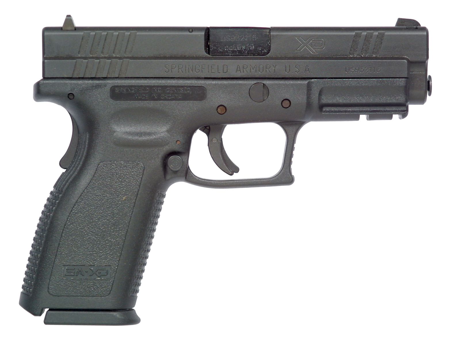 Springfield XD-9 SERVICE 9MM 10+1 BLACK 4" XD9101 CA COMPLIANT PISTOL