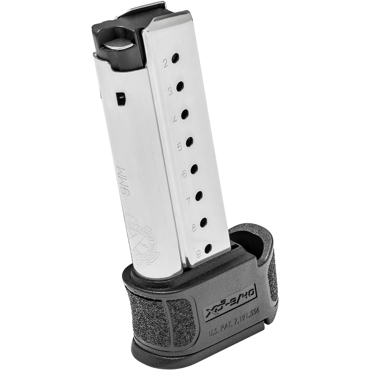 Springfield Armory XD-S Mod2 9mm 9rd Magazine Stainless Steel