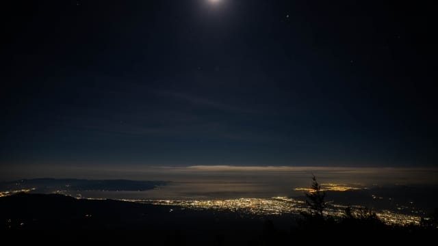 Night View from Mt.Fuji's 5th Station