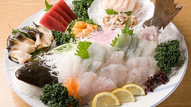 A number of exquisite dishes using Hokkaido's seafood