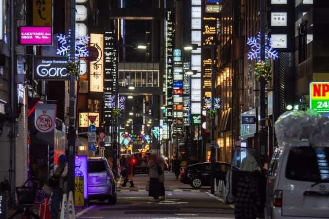 Ginza Area Back Streets