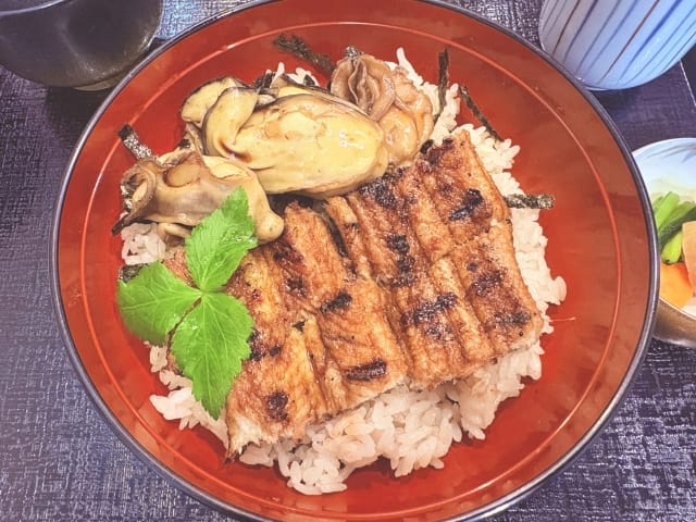 White Rice Topped with Sea Eel