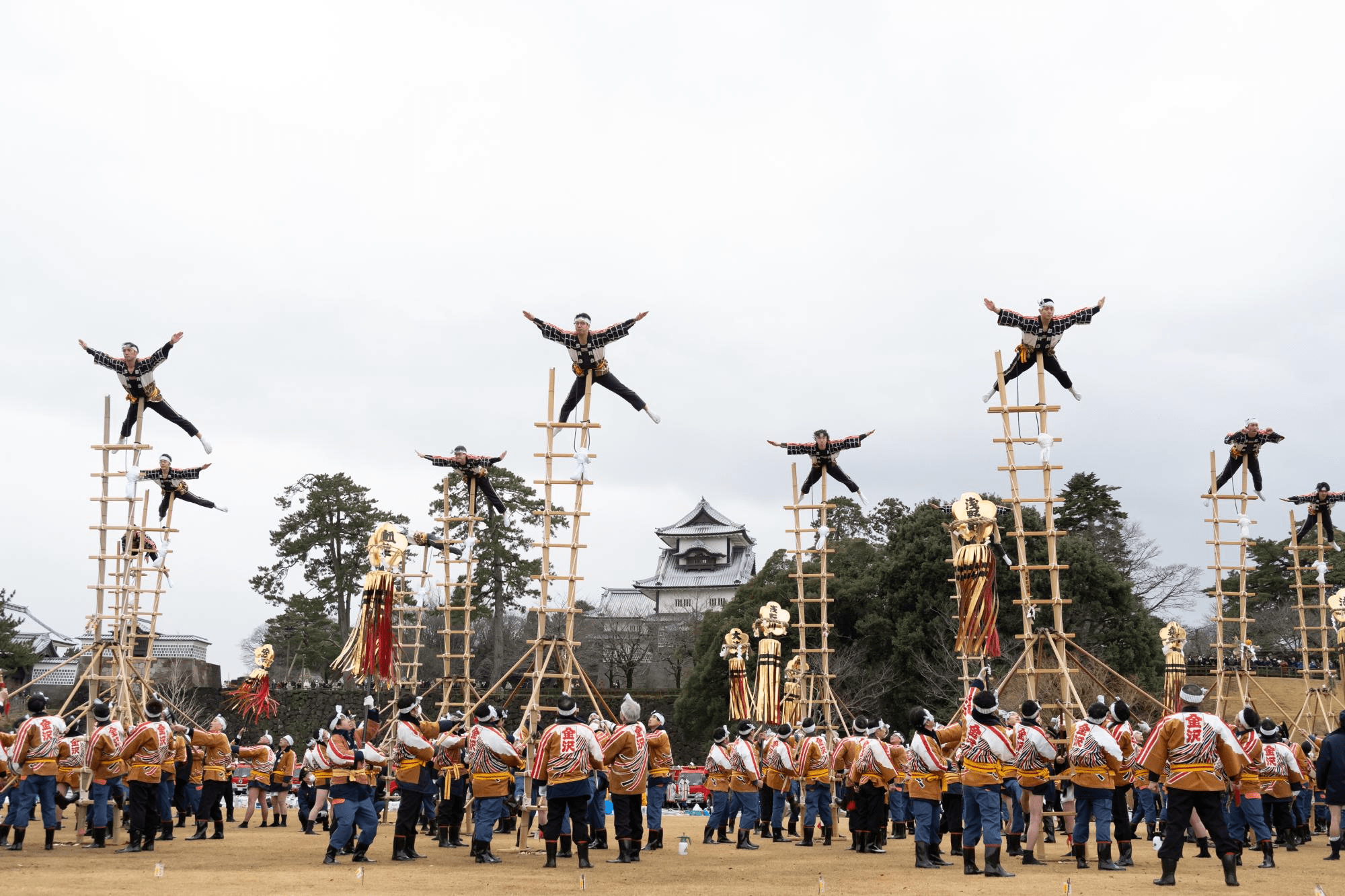 Kanazawa City Fire Department New Year's Parade