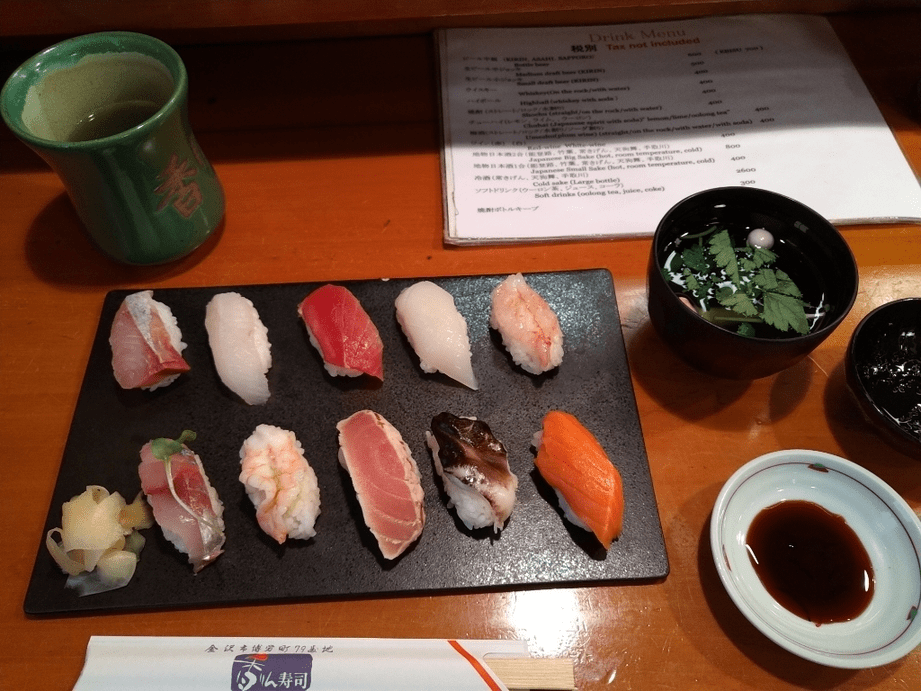 For Authentic Sushi at Reasonable Prices in Kanazawa, Kourin Sushi is Highly Recommended!